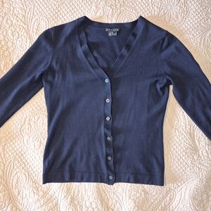 Theory Deep Blue Women's Cardigan
